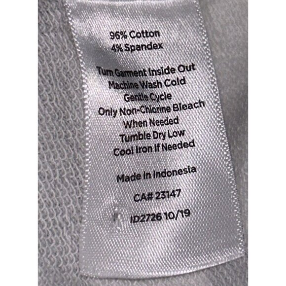 T by Talbots Sz SMALL Colorblock Half Button Pullover Top Tunic French Terry EUC - Picture 11 of 11